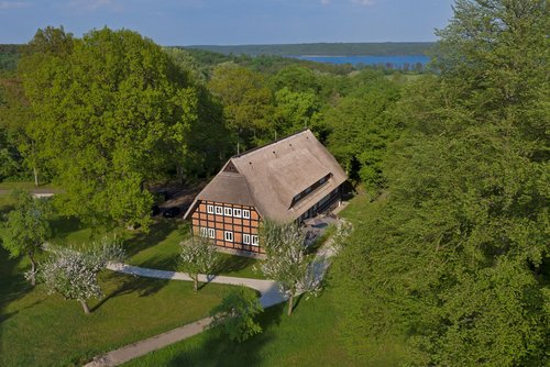 Park am See Alt-Rehse von oben