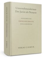 Cover "Unternehmenskrisen - Der Jurist als Notarzt"